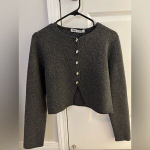 Zara cropped cardigan